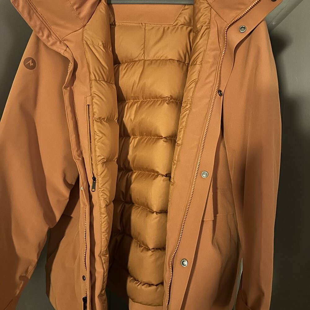 Marmot Yukon II Parka - Size L - Color Copper - Excellent Nearly New condition - Picture 2 of 9